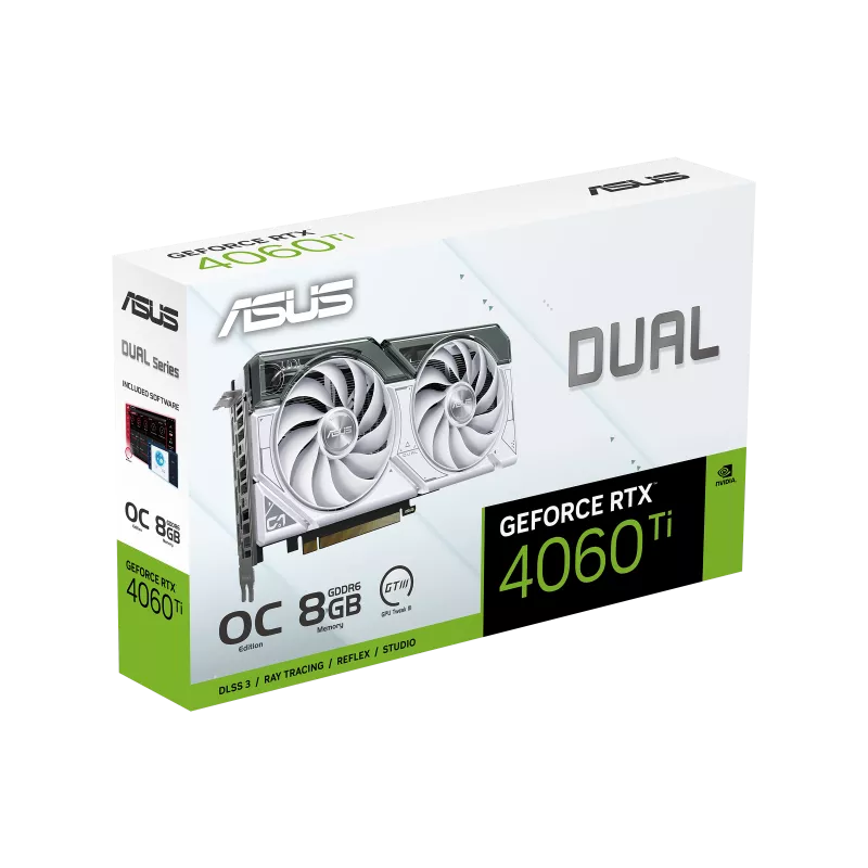 Buy ASUS Dual GeForce RTX 4060 Ti White OC Edition 8GB GDDR6 Graphics Card  Online at Best Price In India - Compumise